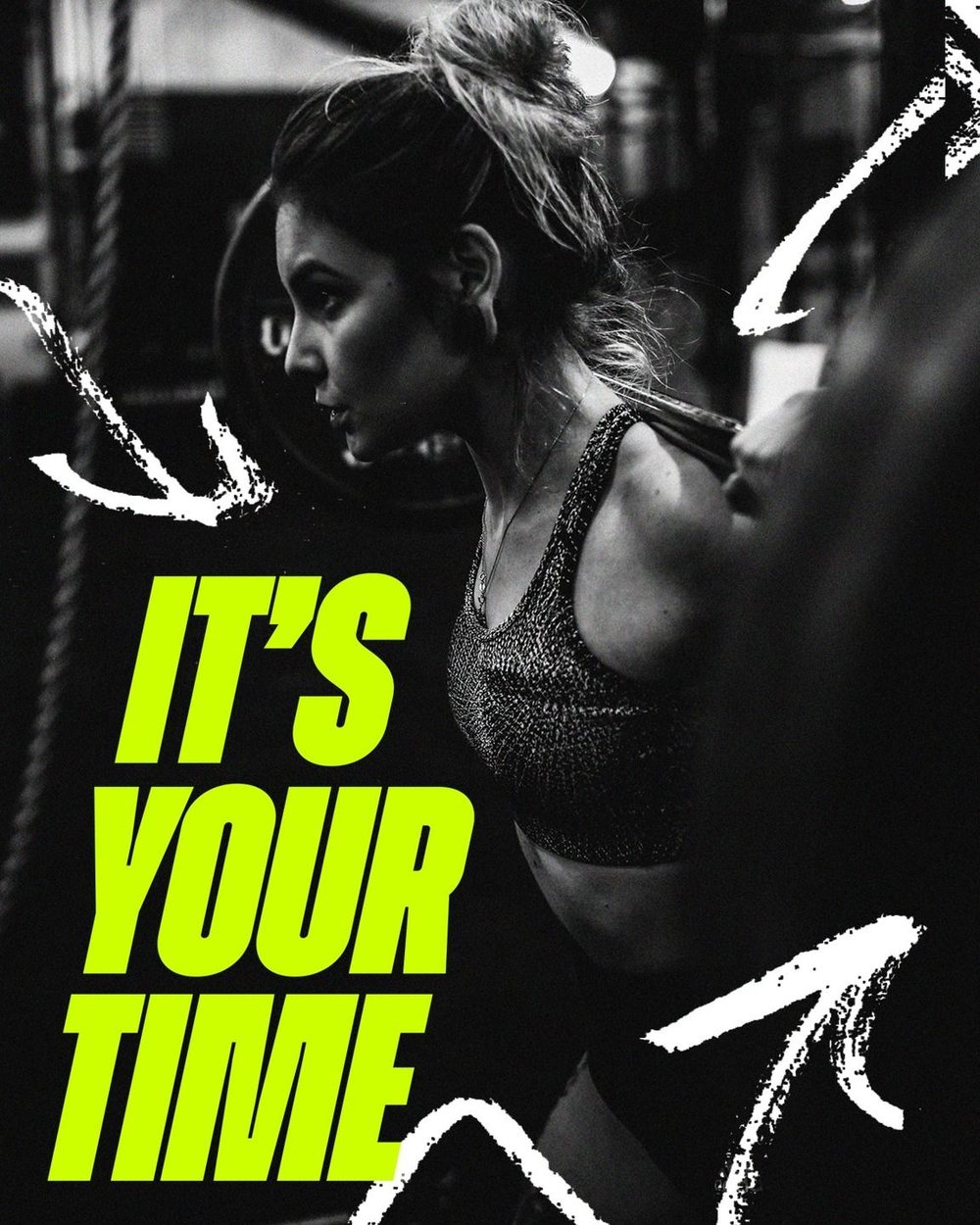 Фитнес-баннер It's your time