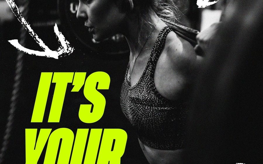 Фитнес-баннер It's your time